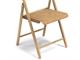 Folding wooden chair Stoppino in Living room