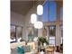 Hanging lamp in glass PLISSE 6243 in Lighting