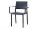 Plastic chair with armrests Kate in Outdoor