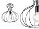 Hanging lamp with metal structure Ampolla in Lighting