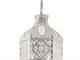 Hanging lamp with metal and silver structure Nawa in Lighting