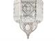 Hanging lamp with metal and silver structure Nawa in Lighting