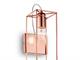 Wall lamp with metal and copper structure Volt in Lighting