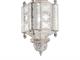 Ornamental hanging lamp with metal and silver structure Nawa in Lighting