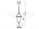 Hanging lantern in aluminium and glass Artemide in Lighting