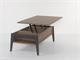 Rectangular Table 110 with lift top Brighton in Living room