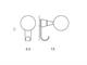 Coat and clothes hook Tennis + in Accessories