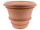 Glatter Terracotta-Topf in Außenseite