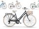 Bicyclette urbain Apostrophe avec cassette de bois pour femme in Extérieur
