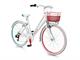 Minimal Bicycle  with Basket Colors in Outdoor
