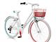 Bicyclette style minimal avec panier Colors in Extérieur