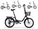 Folding Bike with oval basket Kangaroo in Outdoor