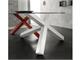Tavolo in legno e vetro Cross  in Giorno