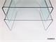 Couple de tables en verre Abbraccio in Jour