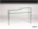 Console en verre courbé Inchino ripiano in Jour