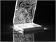 Acrylic crystal Design table lamp C-LED Retrò in Lighting
