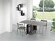 Folding table with chairs Archimede C in Living room