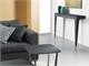 Consolle in glass and steel Bridge in Living room