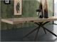 Extendible table in melamine Twist in Living room