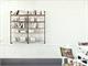 Design wall bookcase Pipe H180 Double in Living room