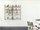 Design wall bookcase Pipe H120 Double in Living room