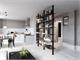Wooden bookcase room divider Vertical Line H238 in Living room