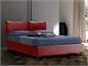 Upholstered double bed with container Carolina in Bedrooms