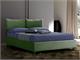 Upholstered double bed with container Carolina in Bedrooms