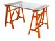 Wooden table stands Giotto in Office