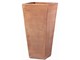 Squared Terracotta Pot Moderne in Outdoor