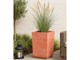 Cubo Vase aus Tonerde Basic in Außenseite