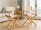 Regista wooden chair in Outdoor