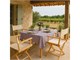 Regista wooden chair in Outdoor