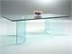 Curved crystal small table Ying Yang in Living room