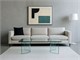 Table basse en verre courbé Ying Yang in Jour