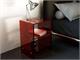Acrylic glass night table with shelves Nora 2 in Bedrooms