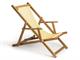 Wooden deck chair Afrodite in Outdoor