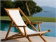 Wooden deck chair Afrodite in Outdoor