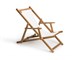 Wooden deck chair Afrodite in Outdoor