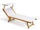 Lit de plage en bois Apollo in Extérieur
