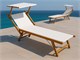 Wooden beach lounger Apollo in Outdoor