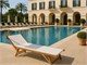 Wooden beach lounger Apollo in Outdoor