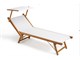 Wooden beach lounger Apollo in Outdoor