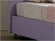 Upholstered single bed with fixed base Isabella in Bedrooms