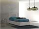 Upholstered single bed with fixed base Sissi in Bedrooms