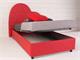 Letto 120 imbottito con contenitore Heart in Notte