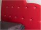 Letto 120 imbottito con contenitore Heart in Notte