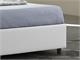 Letto 120 imbottito con contenitore Heart in Notte