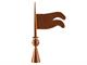 Weathercock Flag B5+BA in Outdoor