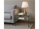 Crystal bedside table Comodo Piano in Bedrooms